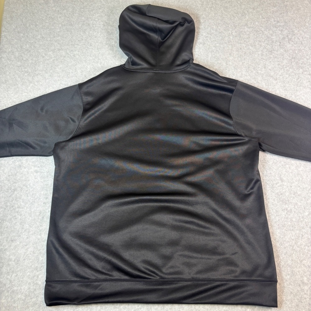 Costa Del Mar Mens XXL Black Performance Hoodie Teal Logo Born on the Water - Picture 13 of 14